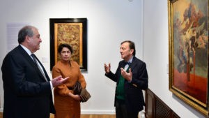 Армен Саргсян посетил выставку «Школа Бернини: Римское барокко». Фоторяд