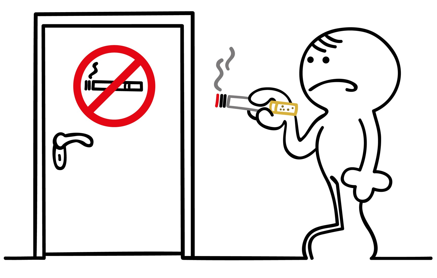 figur vor rauchverbot